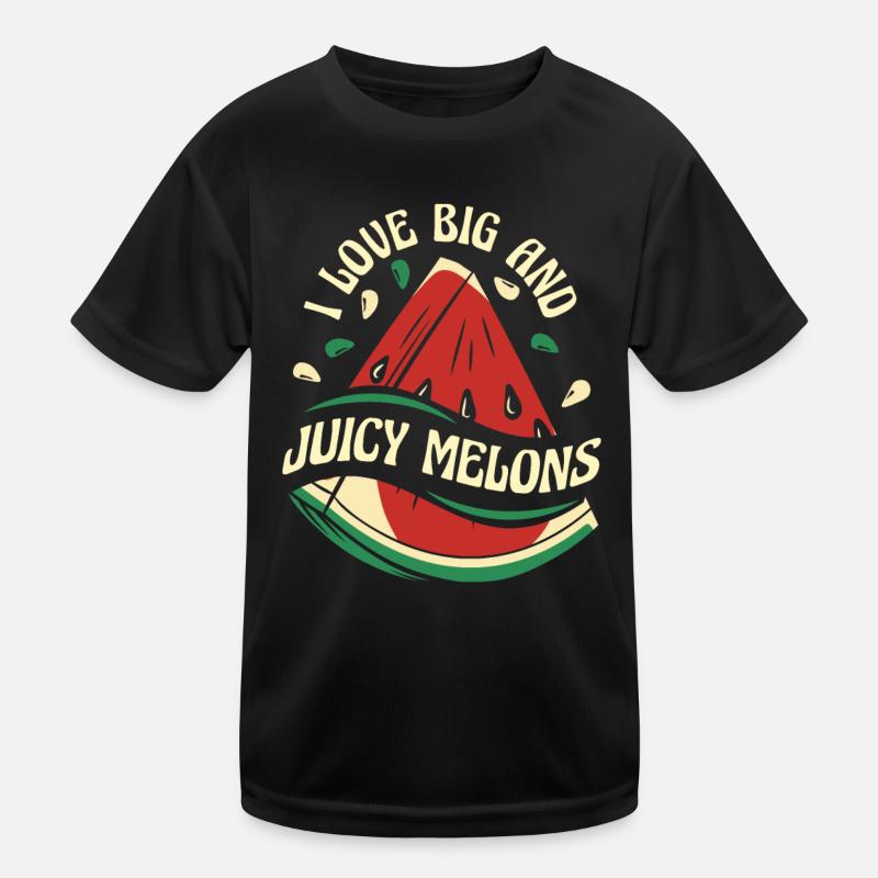 Wassermelone Melonenfrucht Kinder Funktions-T-Shirt