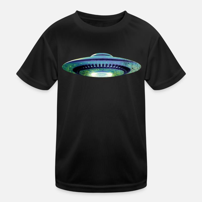 Alien UFO Aliens Außerirdischer Kids Functional T-Shirt
