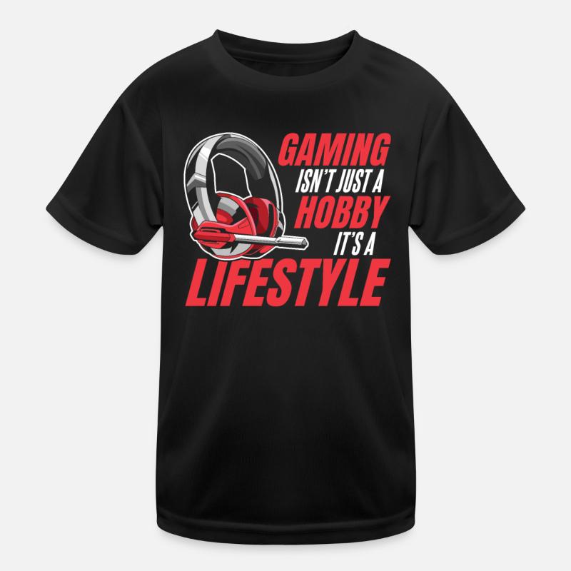 Gamer Gaming Video Games Console Controller Kids Functional T-Shirt