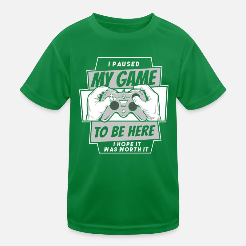 Gamer Gaming Video Games Console Controller Kids Functional T-Shirt
