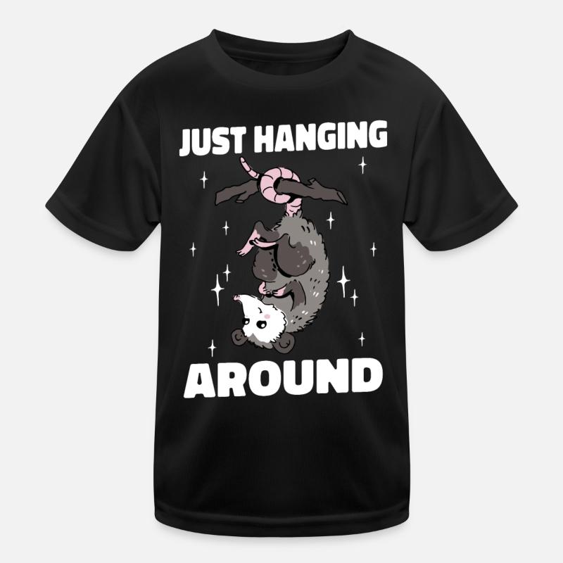 Opossum Possum Tier Kinder Funktions-T-Shirt