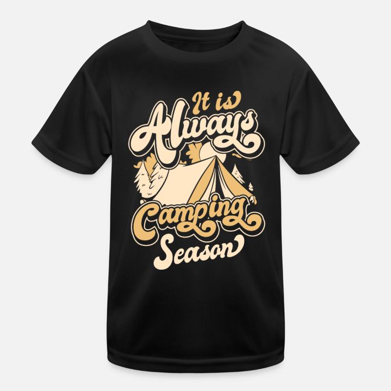 Camping Feu de camping Camping Tentes de camping T-shirt sport Enfant