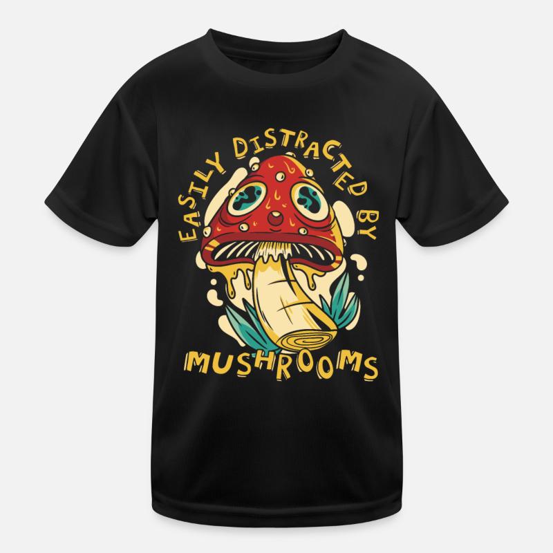 Pilz Pilze Funghi Champignon Kinder Funktions-T-Shirt