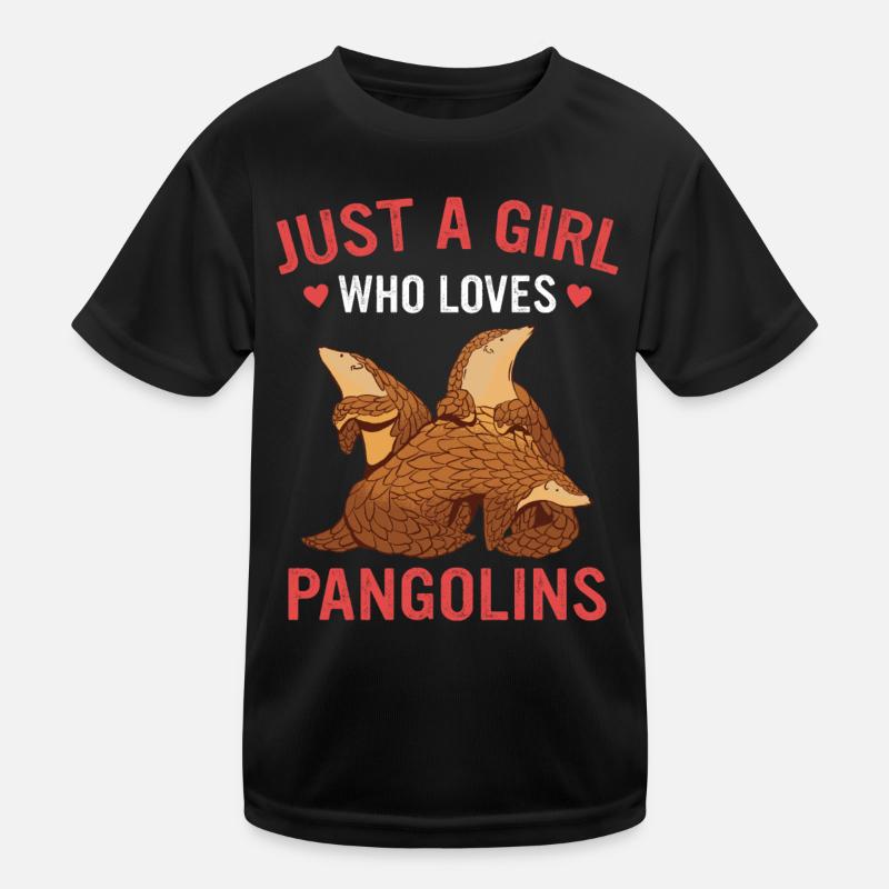 Pangolin Tier Pangoline vom Aussterben bedrohte Ar Kinder Funktions-T-Shirt