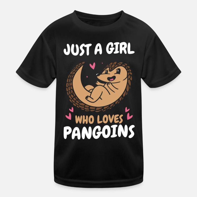Pangolin Tier Pangoline vom Aussterben bedrohte Ar Kinder Funktions-T-Shirt