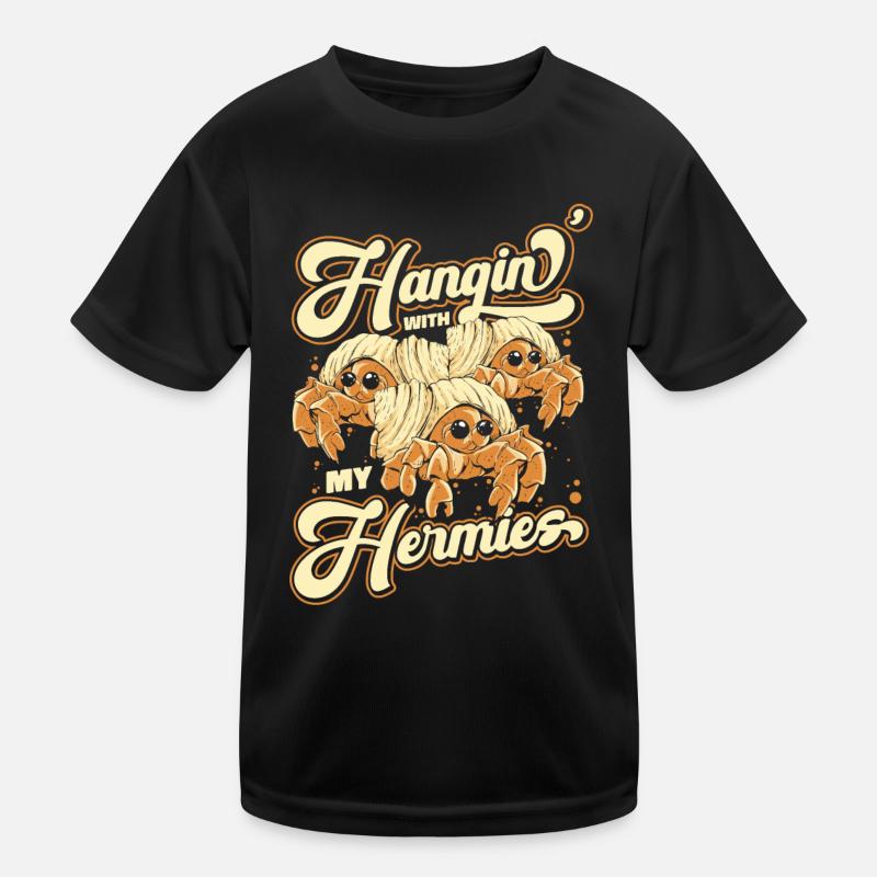 Crab Hermit Crab Crab Kids Functional T-Shirt