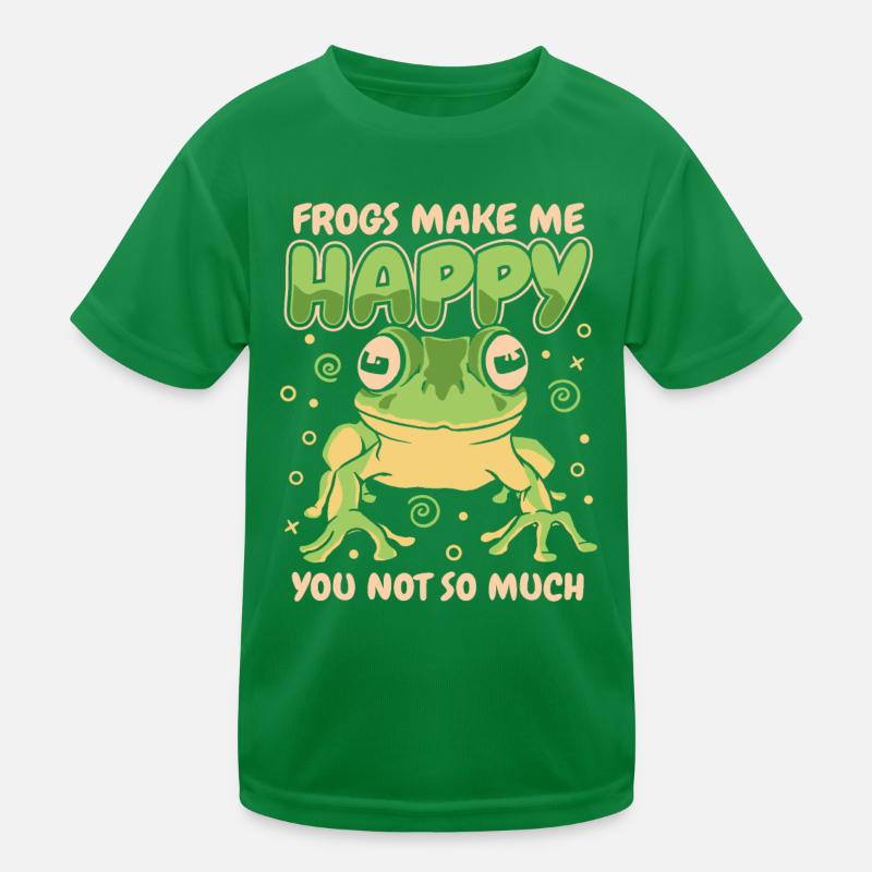 Frosch Kröte Kinder Funktions-T-Shirt