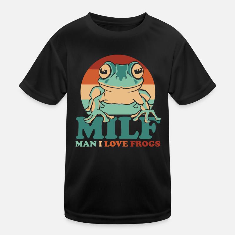 Frosch Kröte Kinder Funktions-T-Shirt