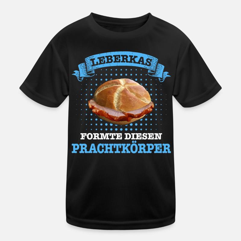 Leberkäs Bayern Leberkas Semmel Fleischkäse Kinder Funktions-T-Shirt
