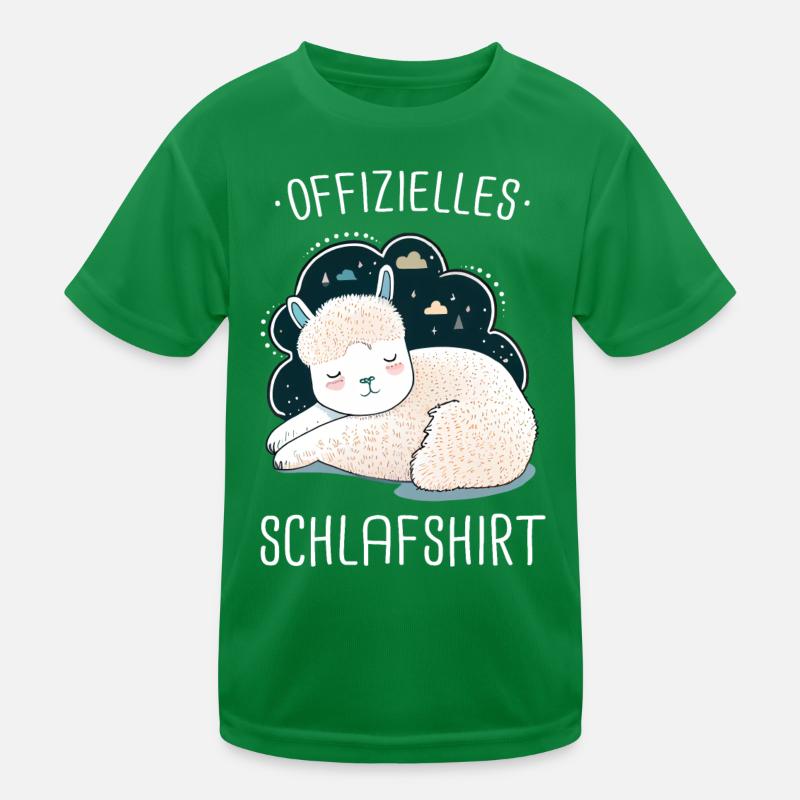 Alpaka Lama Alpakas Tier Kinder Funktions-T-Shirt