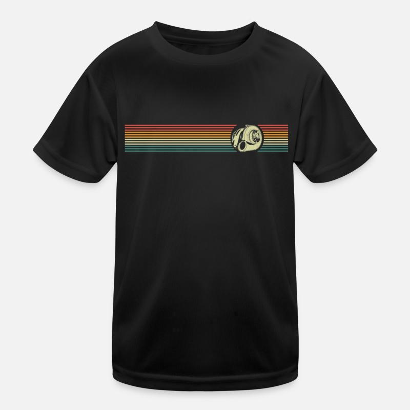 Turbocharger Turbo Displacement Engine Tuning Tuner Kids Functional T-Shirt
