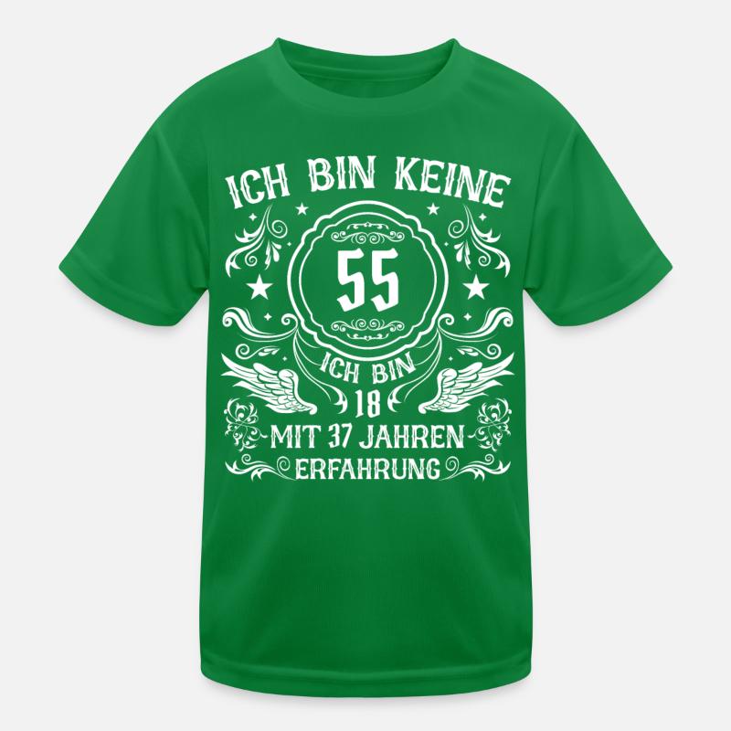 Geschenk 55 Jahre Geburtstagskind Kinder Funktions-T-Shirt