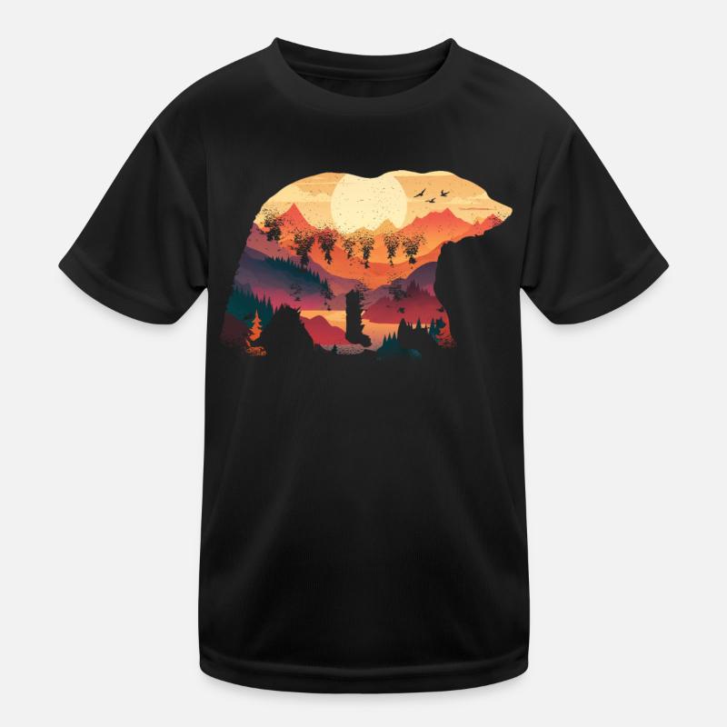 Panda Panda Bear Pandas Kids Functional T-Shirt