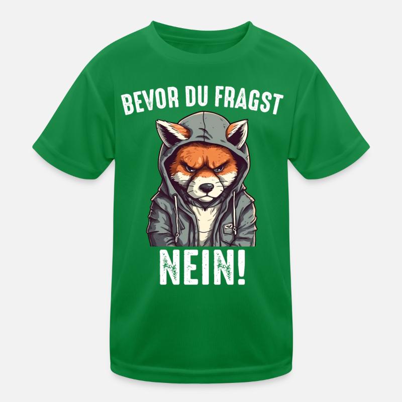 Fuchs Füchse Wildtier Waldtier Rotfuchs Kinder Funktions-T-Shirt
