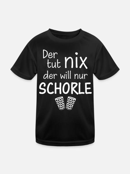 Pfalz Pfalz Pfälzer Rheinland Pfalz - Kinder Funktions-T-Shirt - Schwarz - Vorne