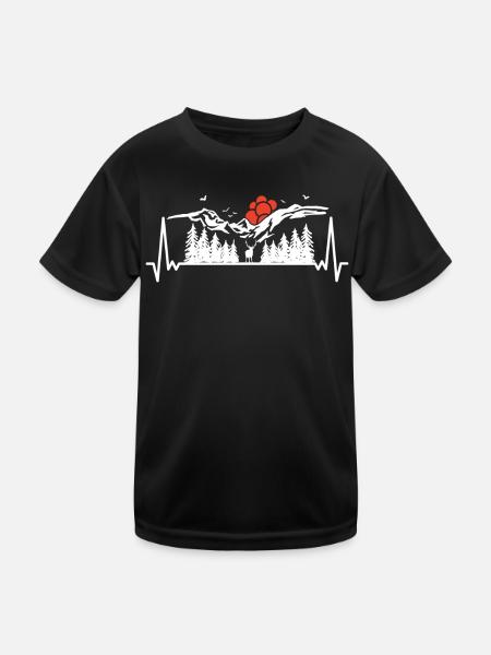 Schwarzwald Schwarzwälder Baden-Württemberg - Kinder Funktions-T-Shirt - Schwarz - Vorne
