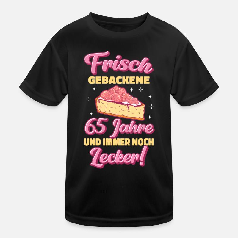 Geschenk 65 Jahre Geburtstagskind Kinder Funktions-T-Shirt