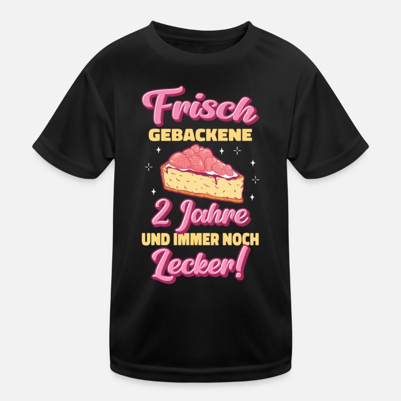 Geschenk 2 Jahre Geburtstagskind Kinder Funktions-T-Shirt