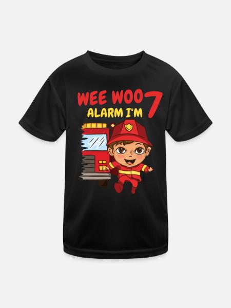 Cadeau 7 ans anniversaire garçon ou fille - T-shirt sport Enfant - noir - Devant