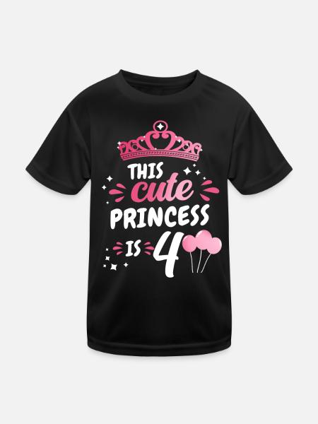 Cadeau 4 ans anniversaire garçon ou fille - T-shirt sport Enfant - noir - Devant
