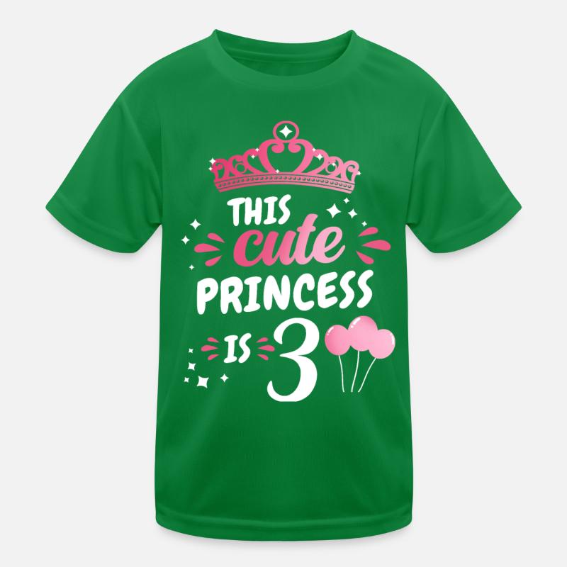 Geschenk 3 Jahre Geburtstagskind Kinder Funktions-T-Shirt