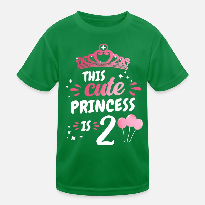 Geschenk 2 Jahre Geburtstagskind Kinder Funktions-T-Shirt