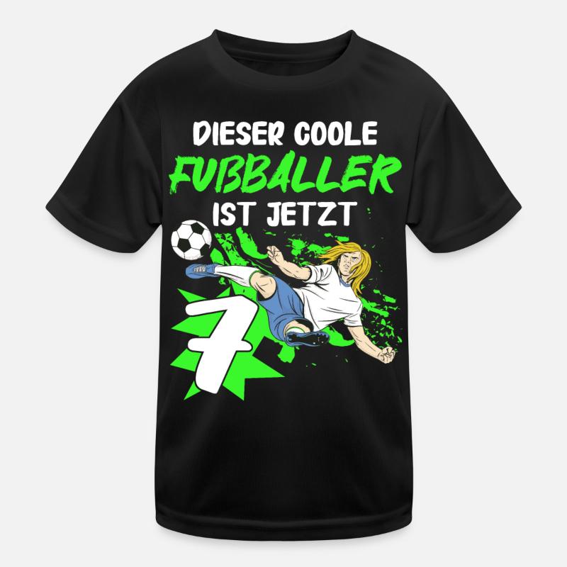 Geschenk 7 Jahre Geburtstagskind Kinder Funktions-T-Shirt