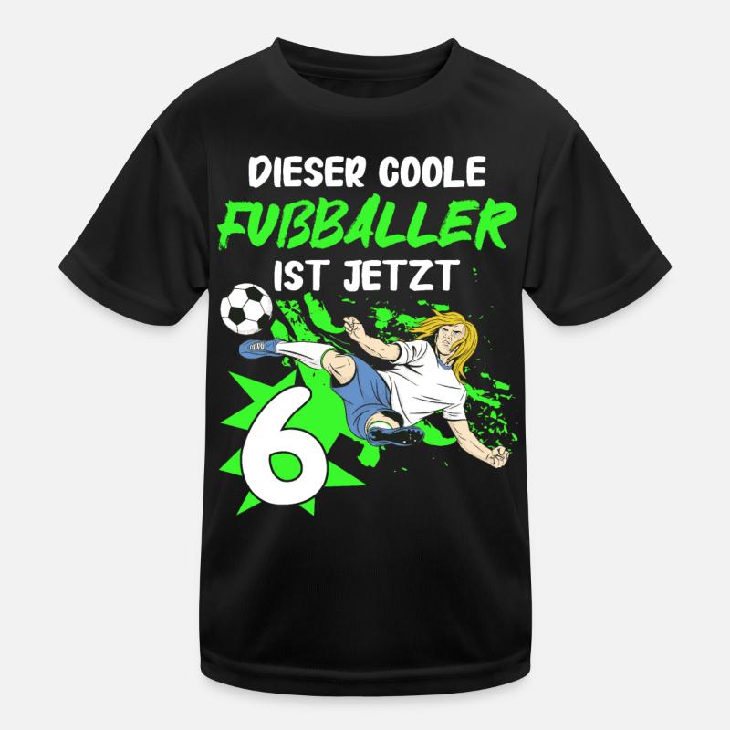 Geschenk 6 Jahre Geburtstagskind Kinder Funktions-T-Shirt