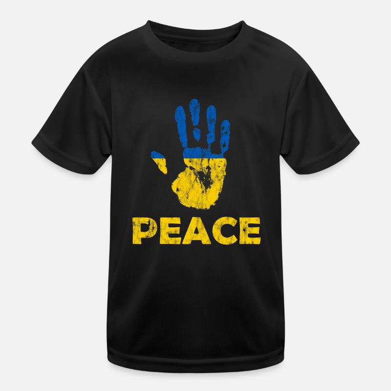 Main Paix Ukraine T-shirt sport Enfant