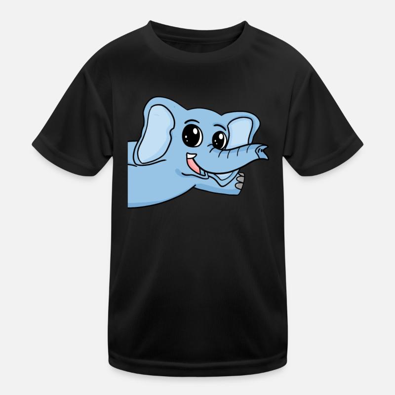 Elefant Gruß Begrüßung Kinder Funktions-T-Shirt