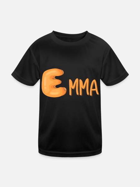 Emma - Kids Functional T-Shirt - black