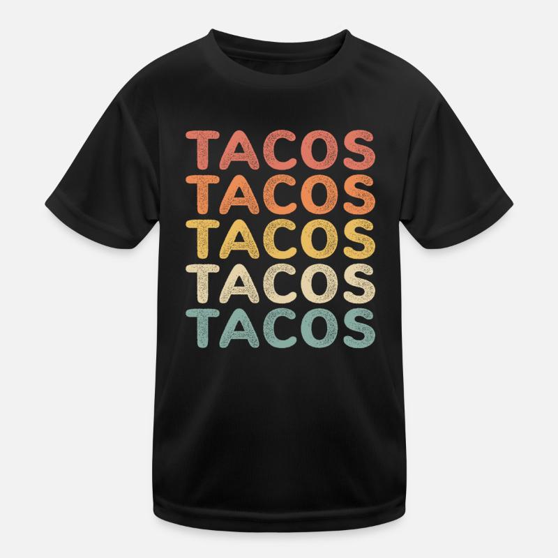 Retro tacos taco T-shirt sport Enfant