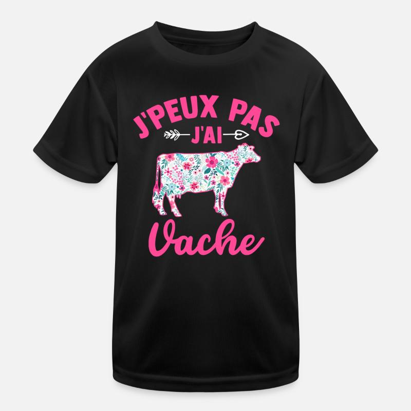 J'peux pas j'ai vache T-shirt sport Enfant