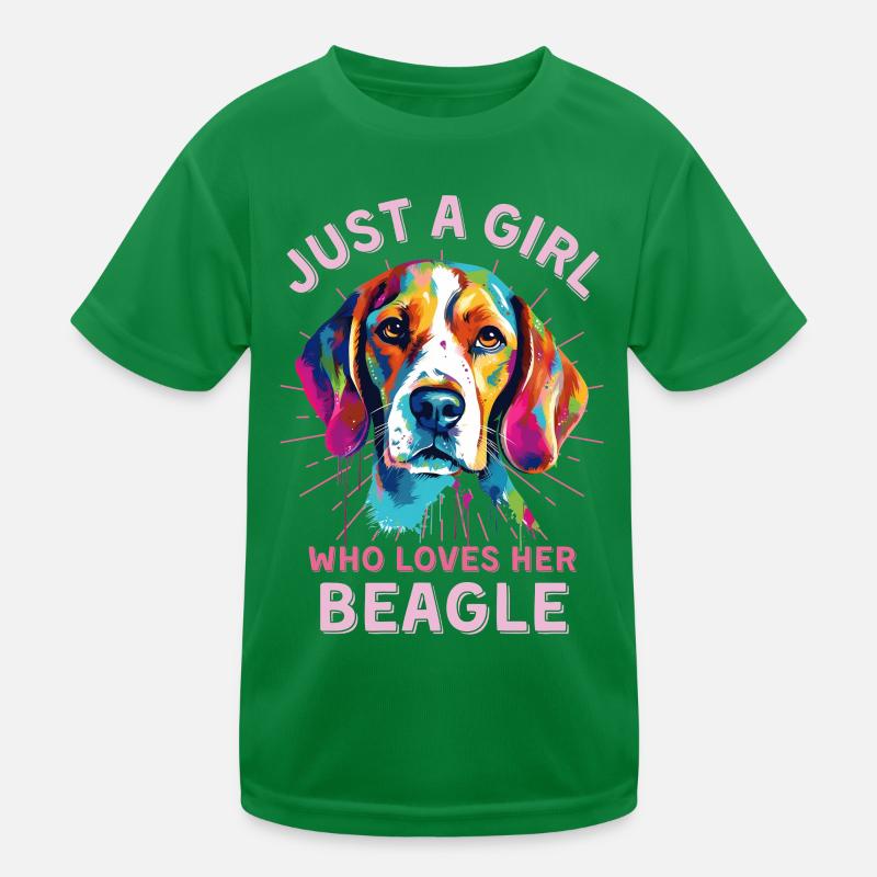 Beagle Lovers Art coloré du Beagle T-shirt sport Enfant