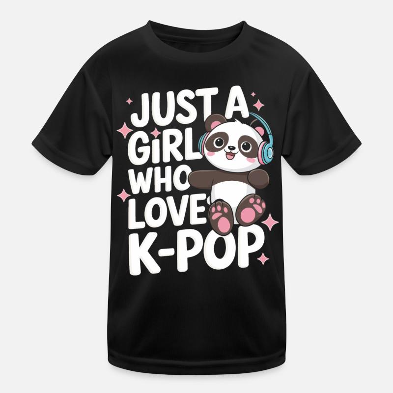 Musique K-Pop Pop Coréenne T-shirt sport Enfant