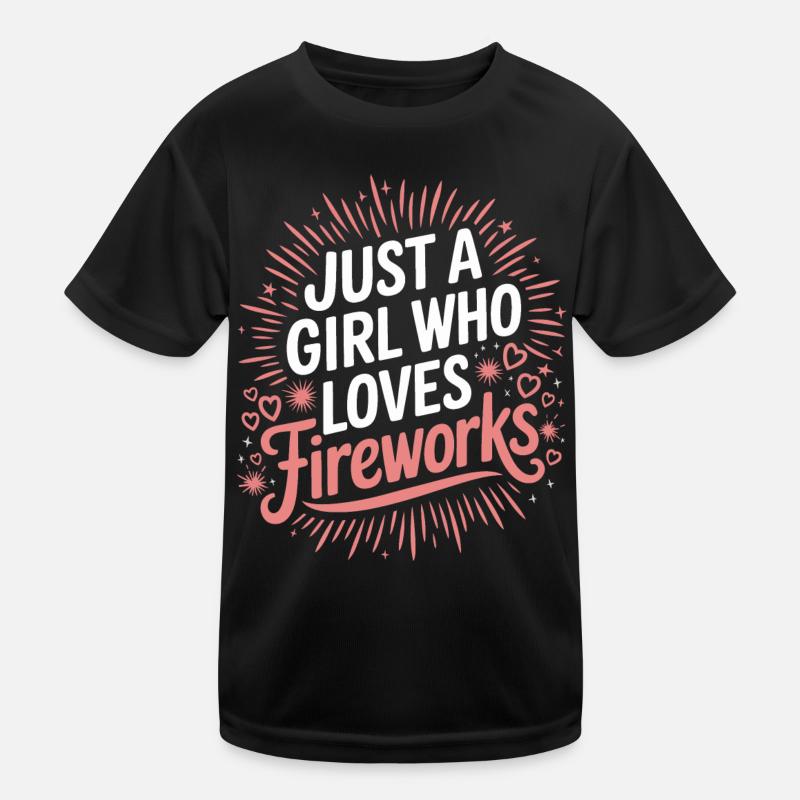 Pyrotechniker Feuerwerk Pyrotechnik Kinder Funktions-T-Shirt