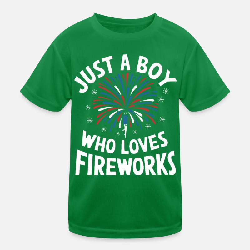 Pyrotechniker Feuerwerk Pyrotechnik Kinder Funktions-T-Shirt