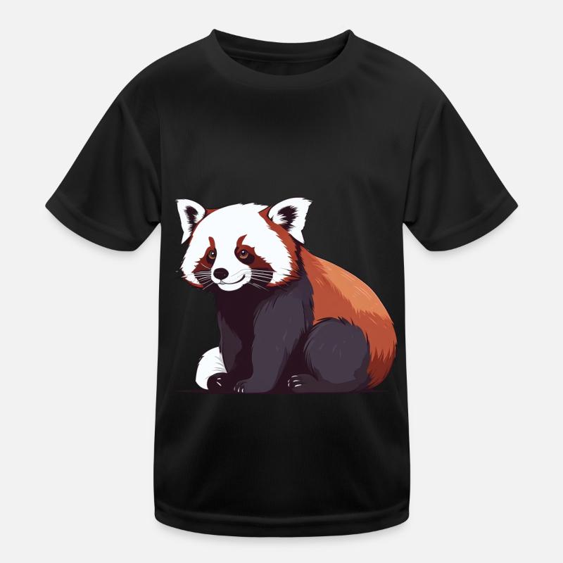Roter Panda Kinder Funktions-T-Shirt