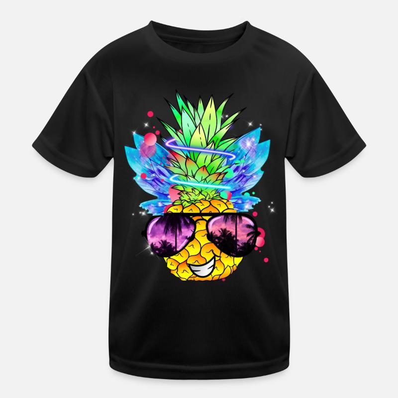 Ananas Kunst Kinder Funktions-T-Shirt