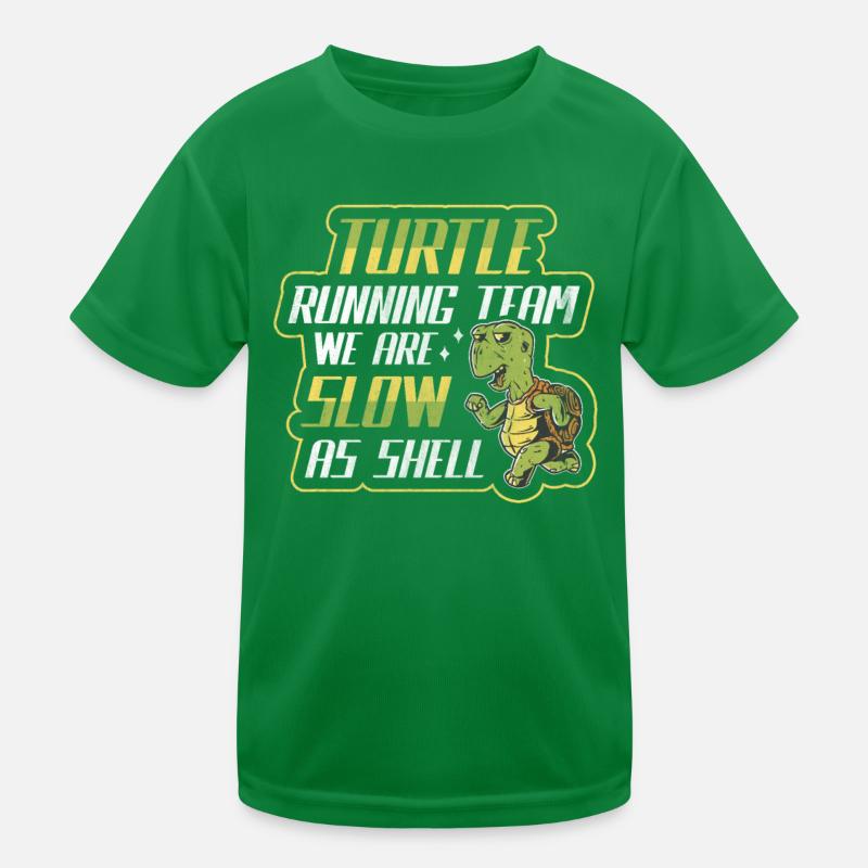 Turtle Running Team - Nous sommes lents comme la coquille T-shirt sport Enfant