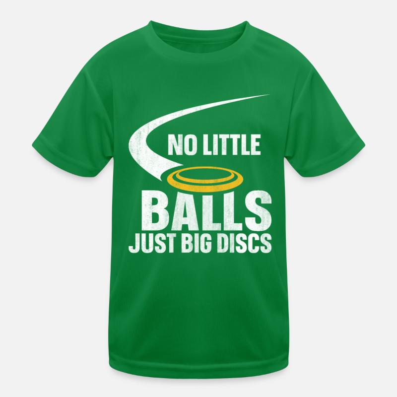 Pas de petites balles juste de gros disques Fun Disc Golf T-shirt sport Enfant
