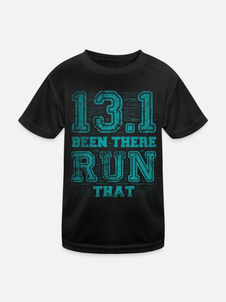 13.1 Been There Run That - Coureur de semi-marathon - T-shirt sport Enfant - noir - Devant