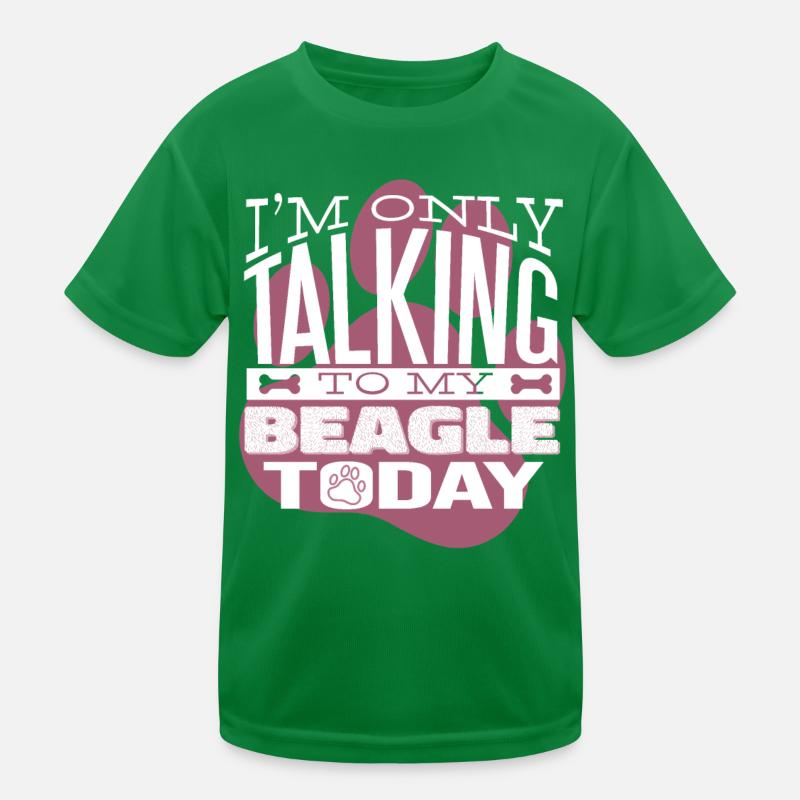 Hundebesitzer Talking to my Beagle Kinder Funktions-T-Shirt