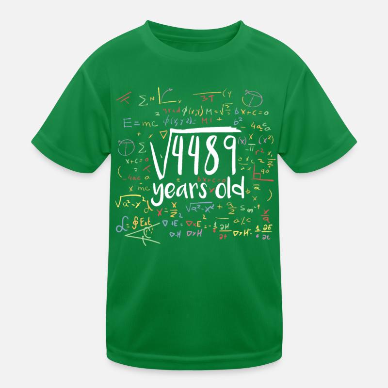 Racine carrée de 4489 Math Nerd 67e anniversaire T-shirt sport Enfant