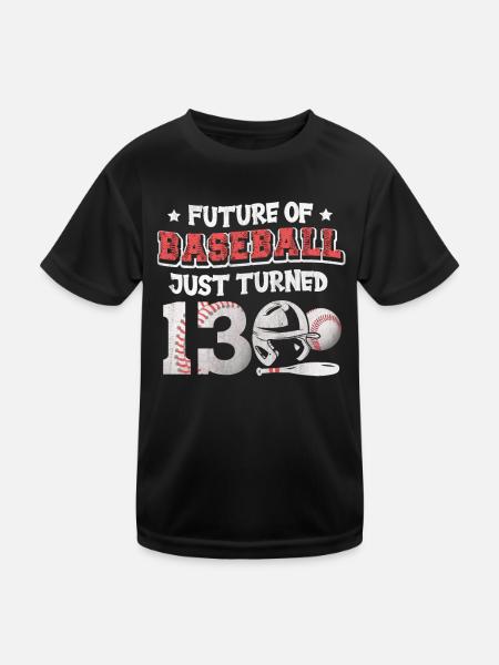 L’avenir du baseball vient d’avoir 13 ans | 13e anniversaire - T-shirt sport Enfant - noir - Devant