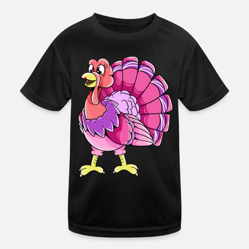 Femme Turquie Thanksgiving T-shirt sport Enfant