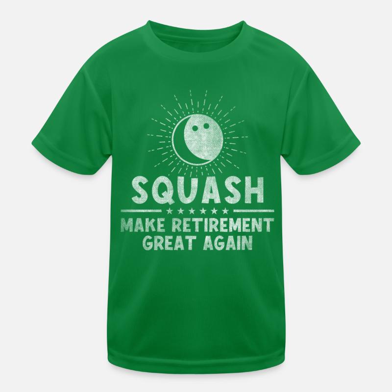 Le squash rend sa retraite encore plus belle Retraité T-shirt sport Enfant
