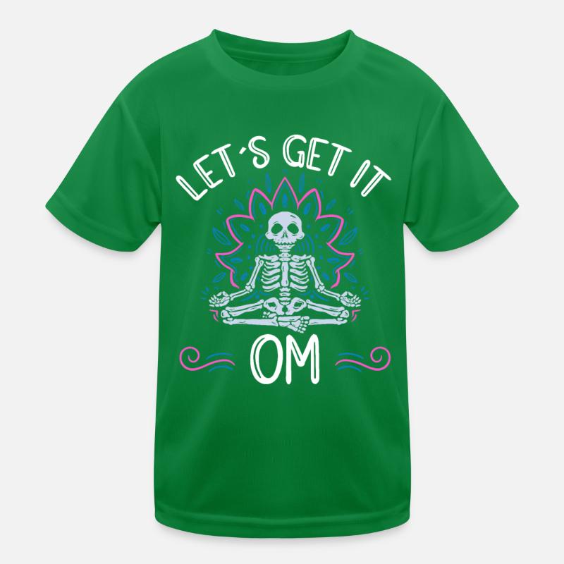 Lets Get It OM Yoga Kinder Funktions-T-Shirt