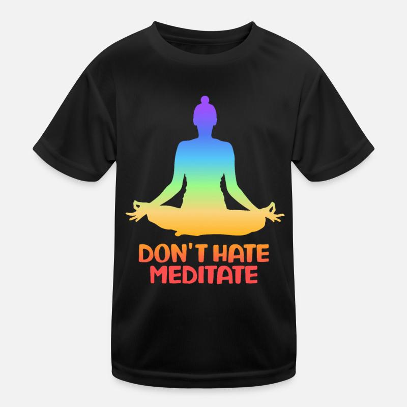 Ne détestez pas le yoga médité T-shirt sport Enfant