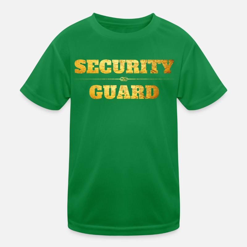 Security Guard Kids Functional T-Shirt